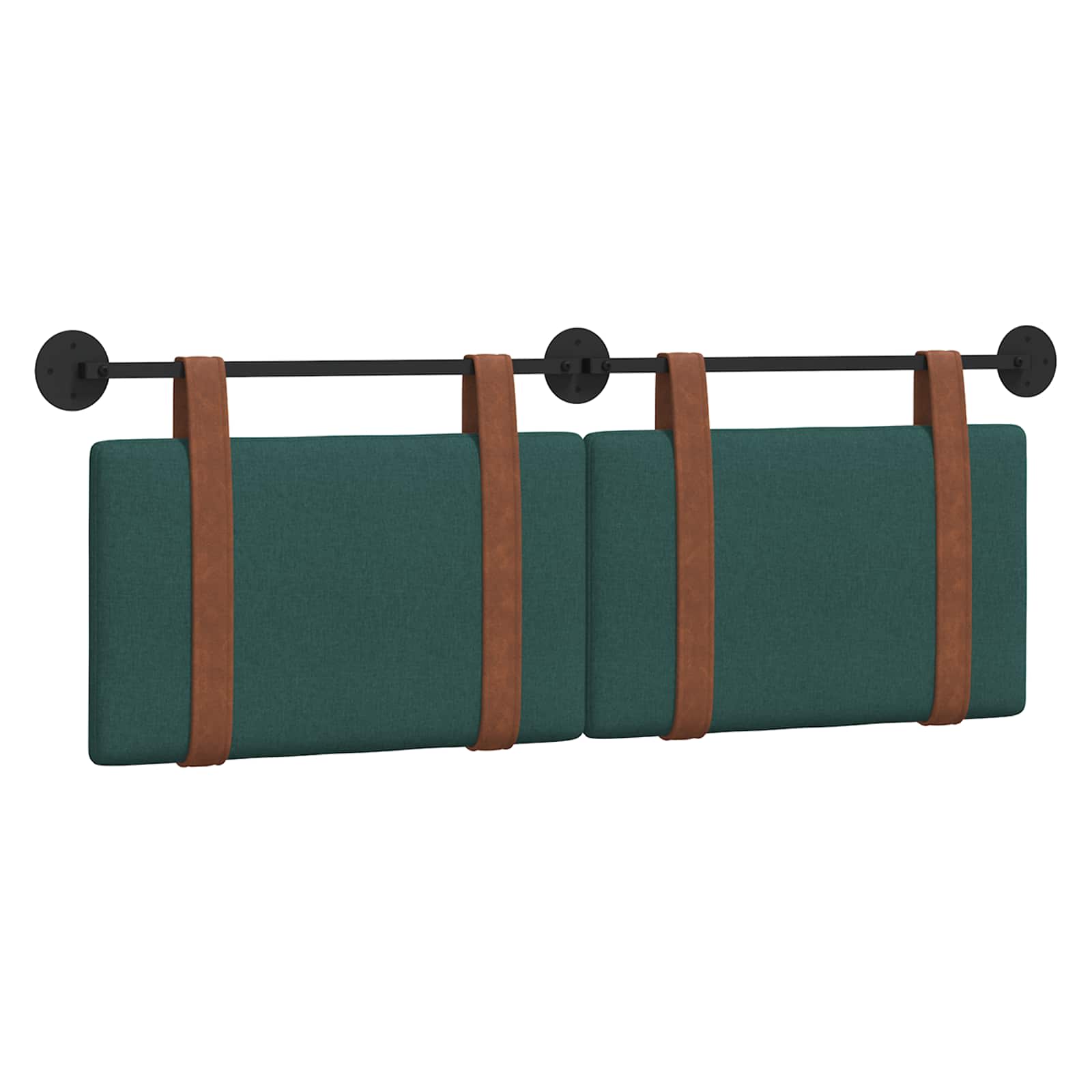 Κρεμαστό Κεφαλάρι Σκούρο Πράσινο 120 x 40 cm Επεξεργασμένο ξύλο - Pakobazaar