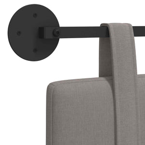 Κρεμαστό Κεφαλάρι Επιτοίχιο Taupe 150 x 55 x 5 εκ ύφασμα - Pakobazaar