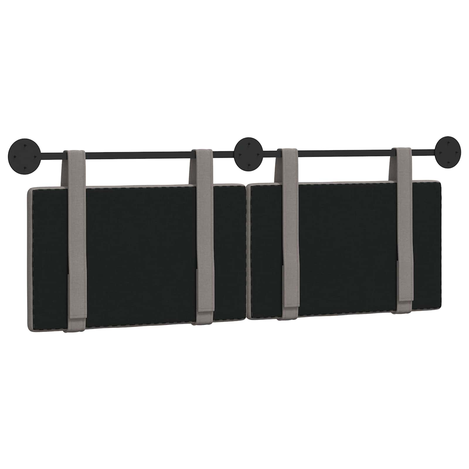 Κρεμαστό Κεφαλάρι Επιτοίχιο Taupe 150 x 55 x 5 εκ ύφασμα - Pakobazaar