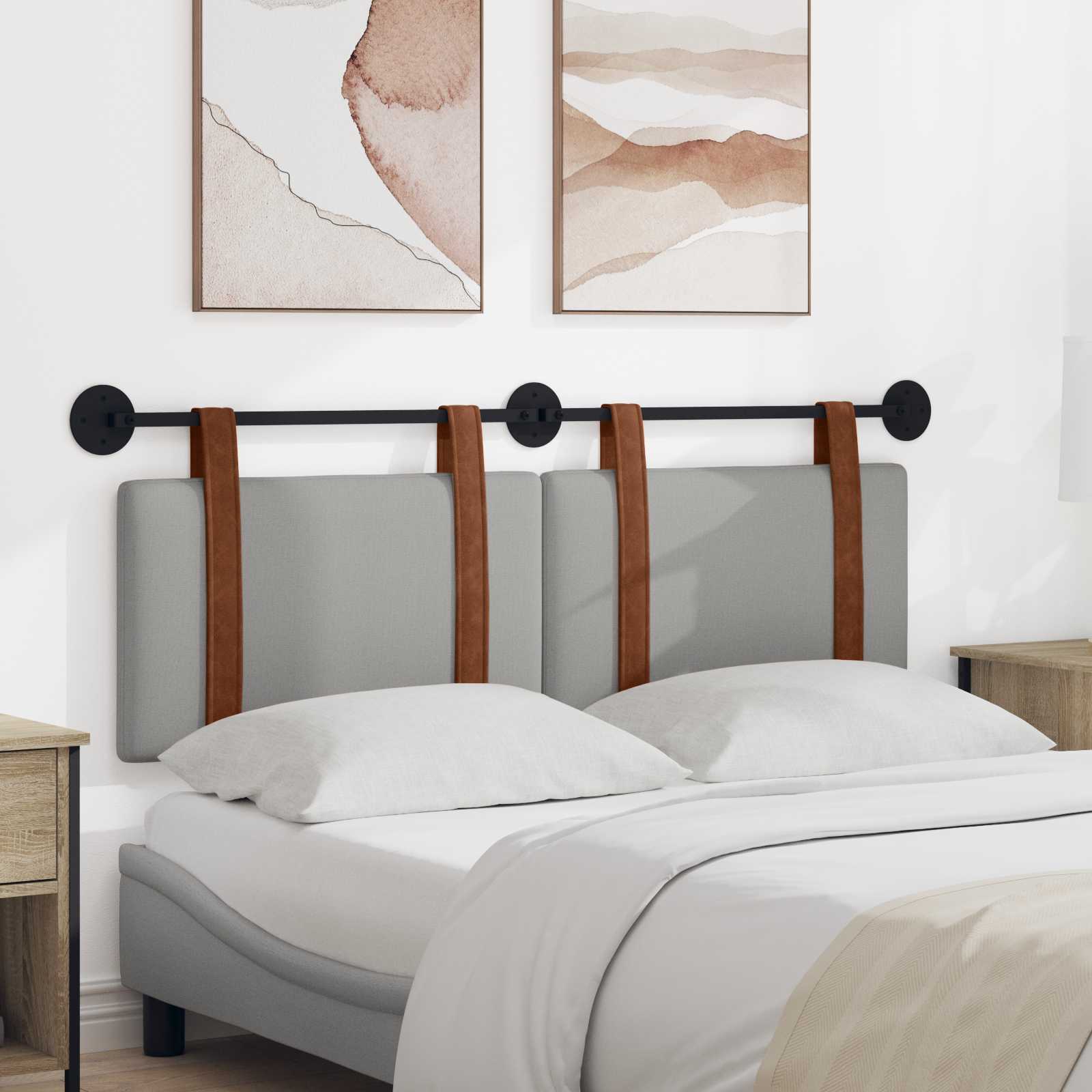 Κρεμαστό Κεφαλάρι Σκίουρος Γκρί 140 x 40 cm Επεξεργασμένο ξύλο - Pakobazaar