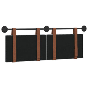 Κρεμαστό Κεφαλάρι Ανοιχτό γκρι 140 x 40 cm Επεξεργασμένο ξύλο - Pakobazaar