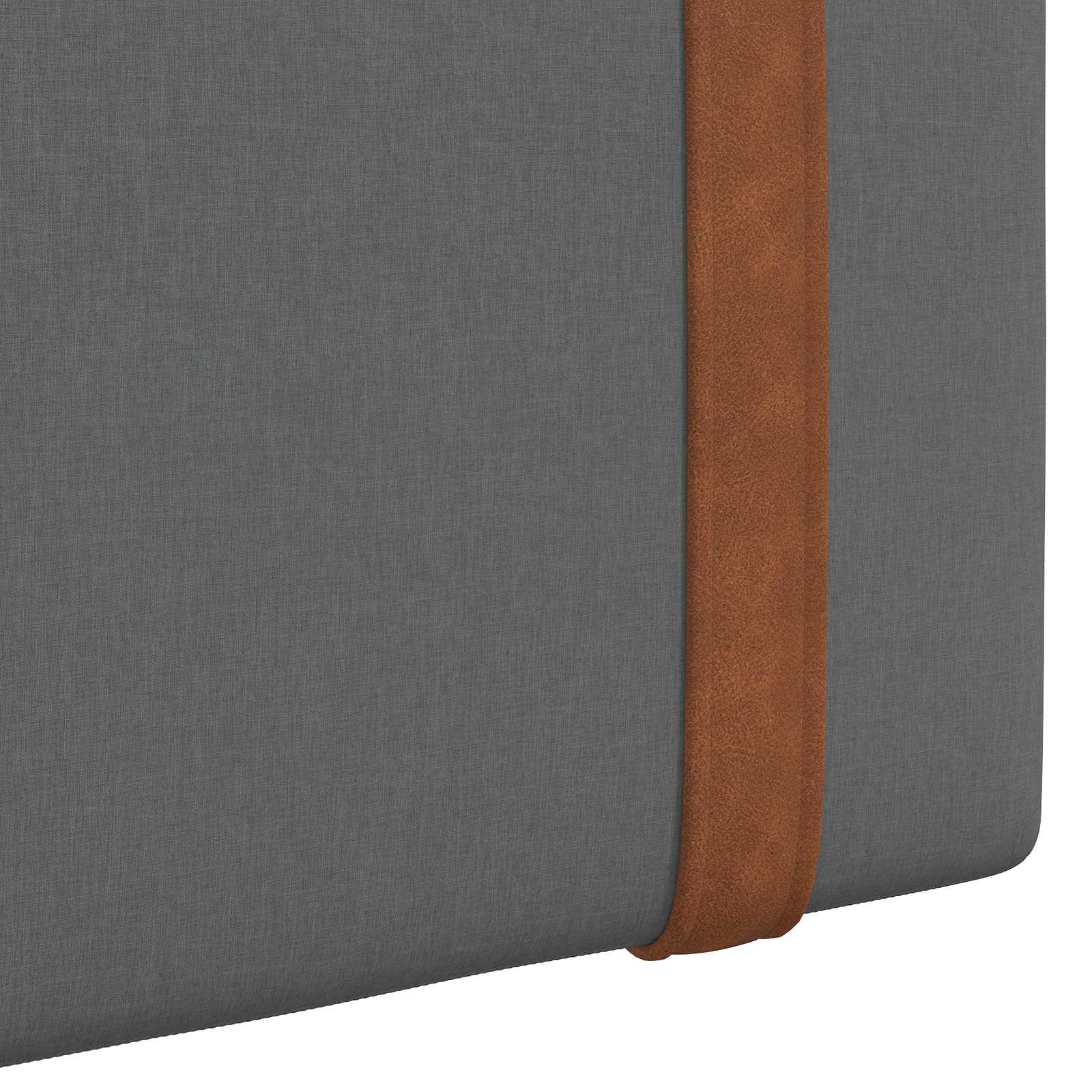 Κρεμαστό Κεφαλάρι Σκούρο Γκρι 140 x 40 cm Επεξεργασμένο ξύλο - Pakobazaar