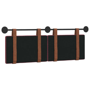 Κρεμαστό Κεφαλάρι Κόκκινο 140 x 40 cm Επεξεργασμένο ξύλο - Pakobazaar