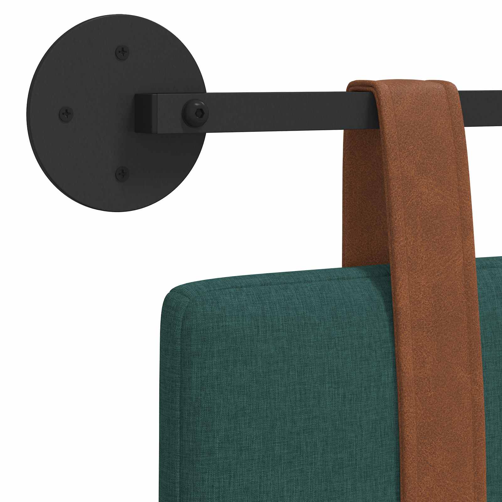 Κρεμαστό Κεφαλάρι Σκούρο Πράσινο 140 x 40 cm Επεξεργασμένο ξύλο - Pakobazaar