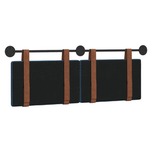Κρεμαστό Κεφαλάρι Επιτοίχιο Μπλε 140 x 40 cm Επεξεργασμένο ξύλο - Pakobazaar