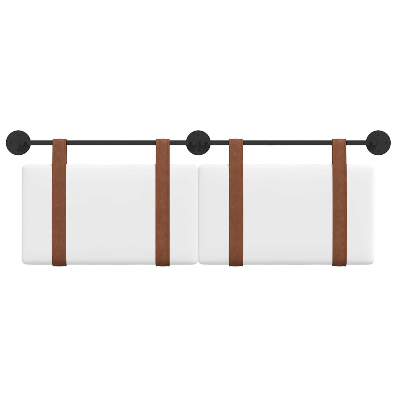 Κρεμαστό Κεφαλάρι Λευκό 140 x 40 cm Επεξεργασμένο ξύλο - Pakobazaar