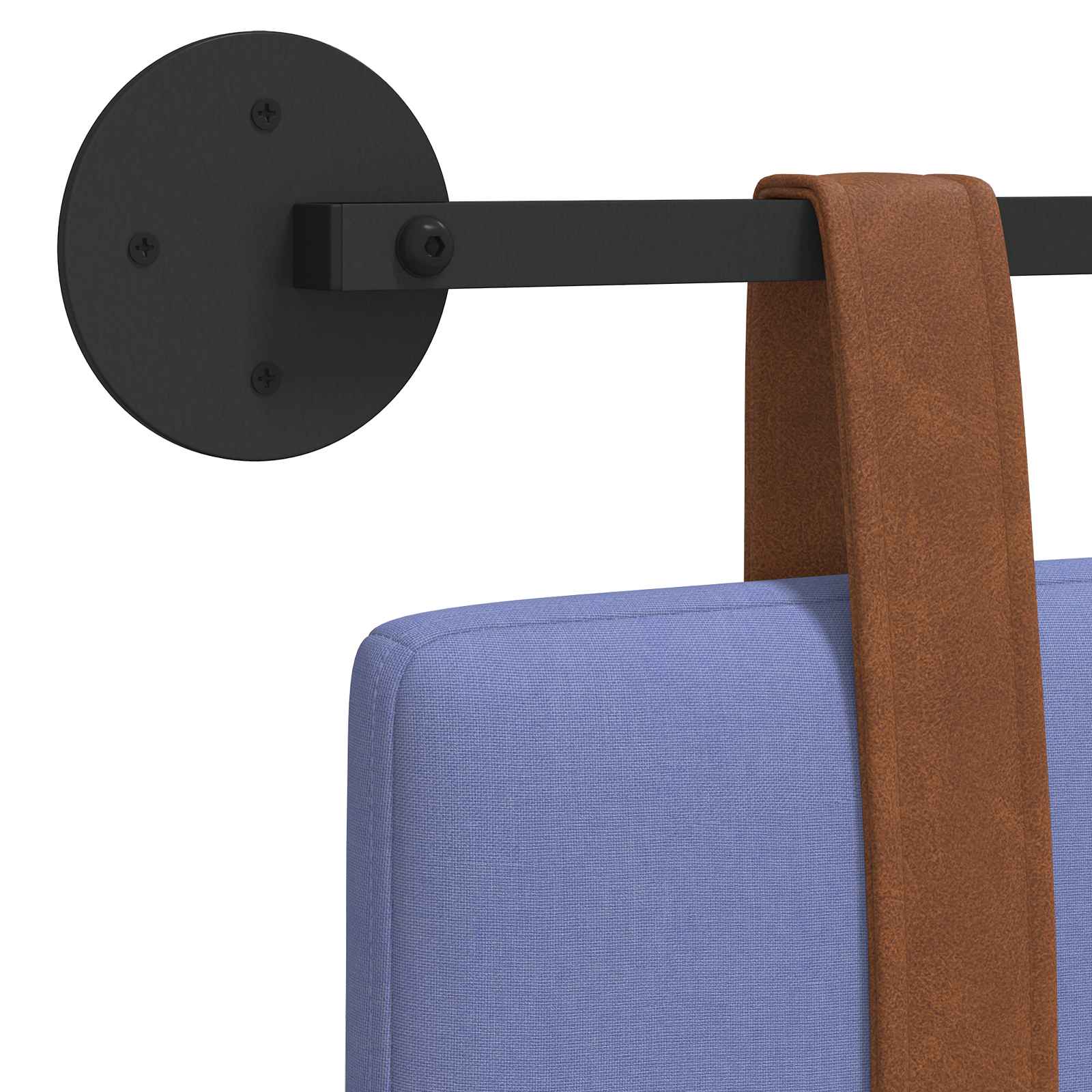 Κρεμαστό Κεφαλάρι Μπλε τζην 140 x 40 cm Επεξεργασμένο ξύλο - Pakobazaar