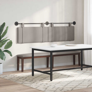 Κρεμαστό Κεφαλάρι Επιτοίχιο Taupe 170 x 55 x 5 εκ ύφασμα - Pakobazaar