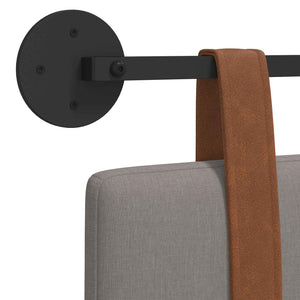 Κρεμαστό Κεφαλάρι Επιτοίχιο Taupe 170 x 55 x 5 εκ Αντίκα PU - Pakobazaar