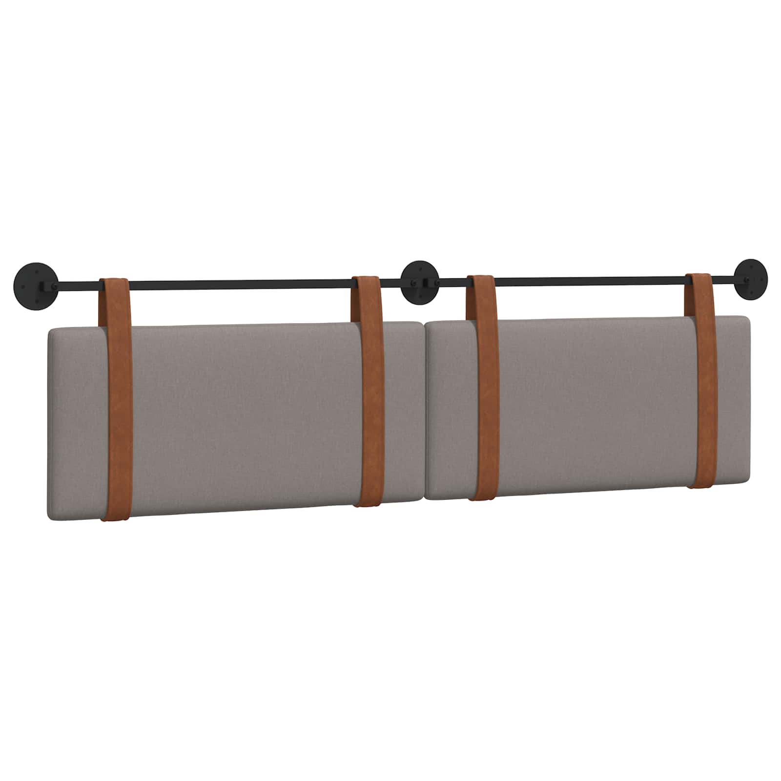 Κρεμαστό Κεφαλάρι Επιτοίχιο Taupe 170 x 55 x 5 εκ Αντίκα PU - Pakobazaar
