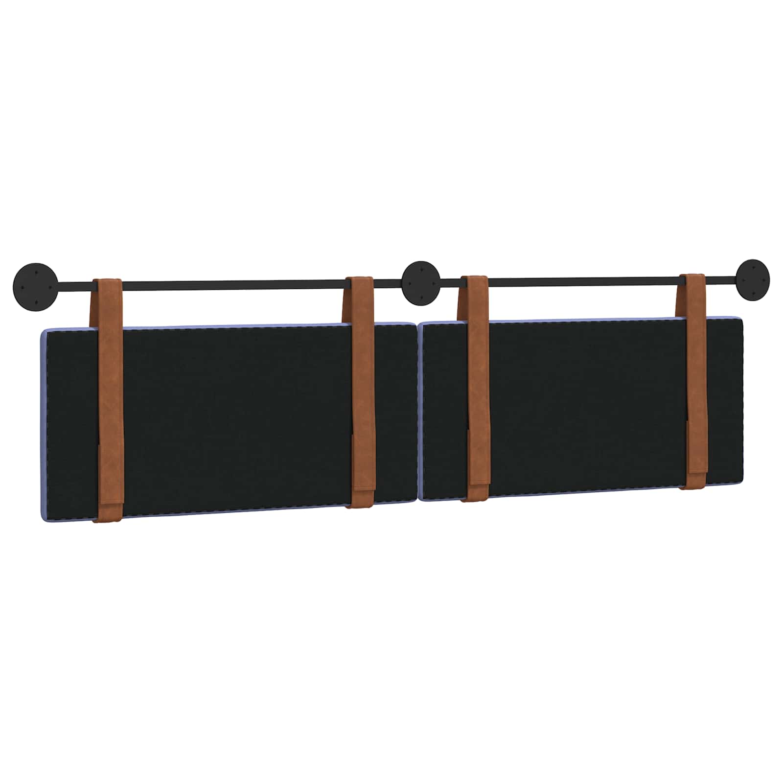 Κρεμαστό Κεφαλάρι Επιτοίχιο Μπλε τζην 170 x 55 x 5 εκ Αντίκα PU - Pakobazaar