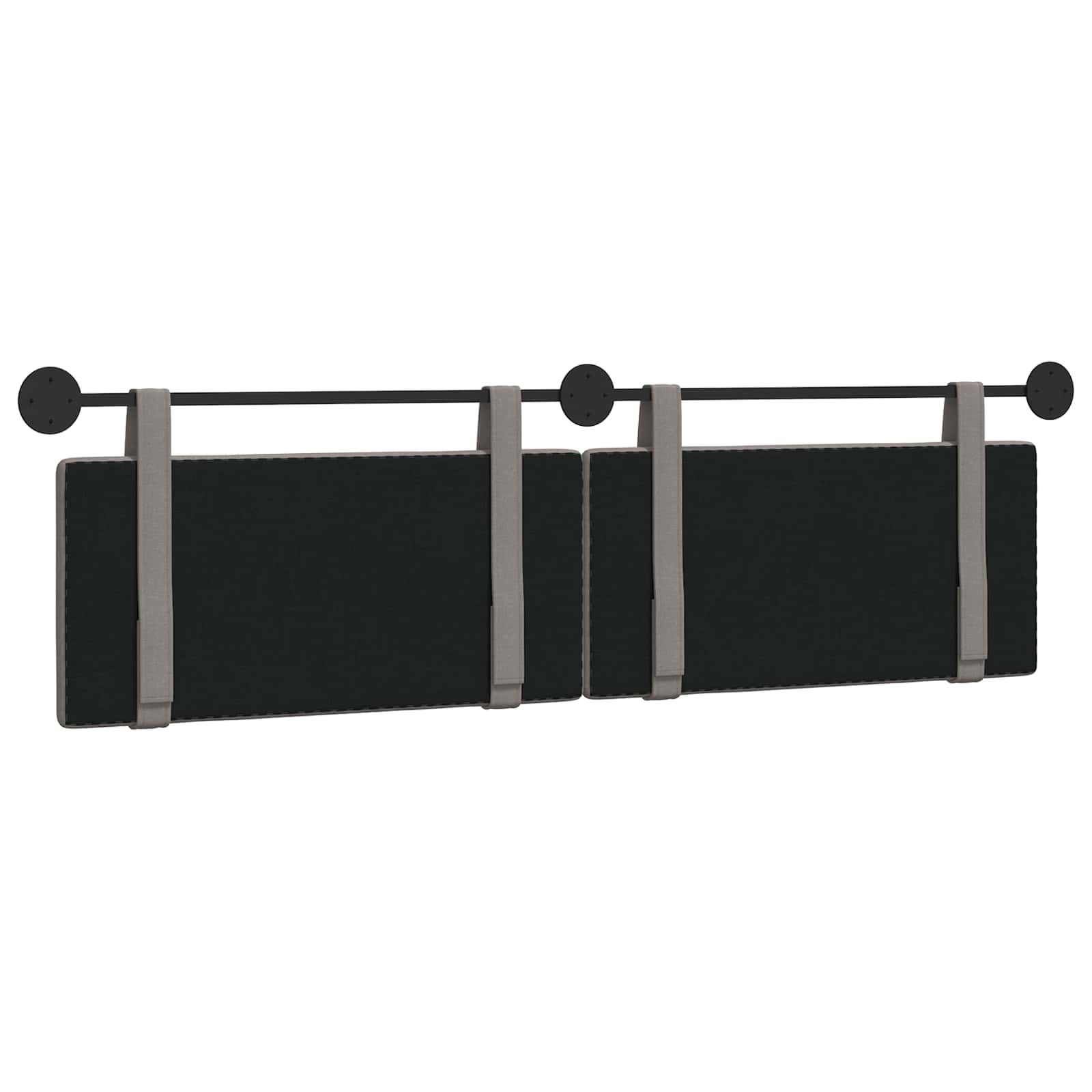 Κρεμαστό Κεφαλάρι Επιτοίχιο Taupe 190 x 55 x 5 εκ ύφασμα - Pakobazaar