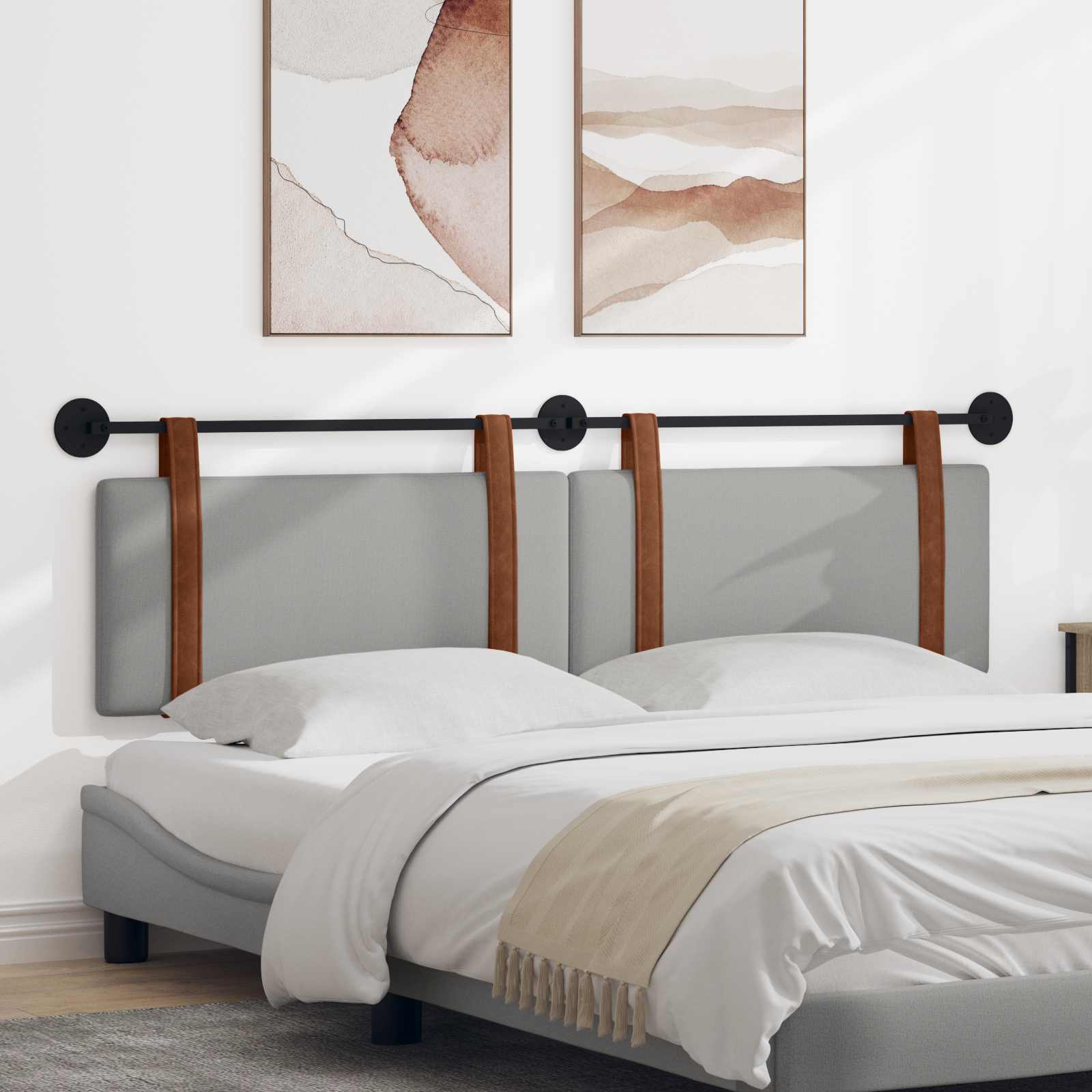 Κρεμαστό Κεφαλάρι Σκίουρος Γκρί 180 x 40 cm Επεξεργασμένο ξύλο - Pakobazaar