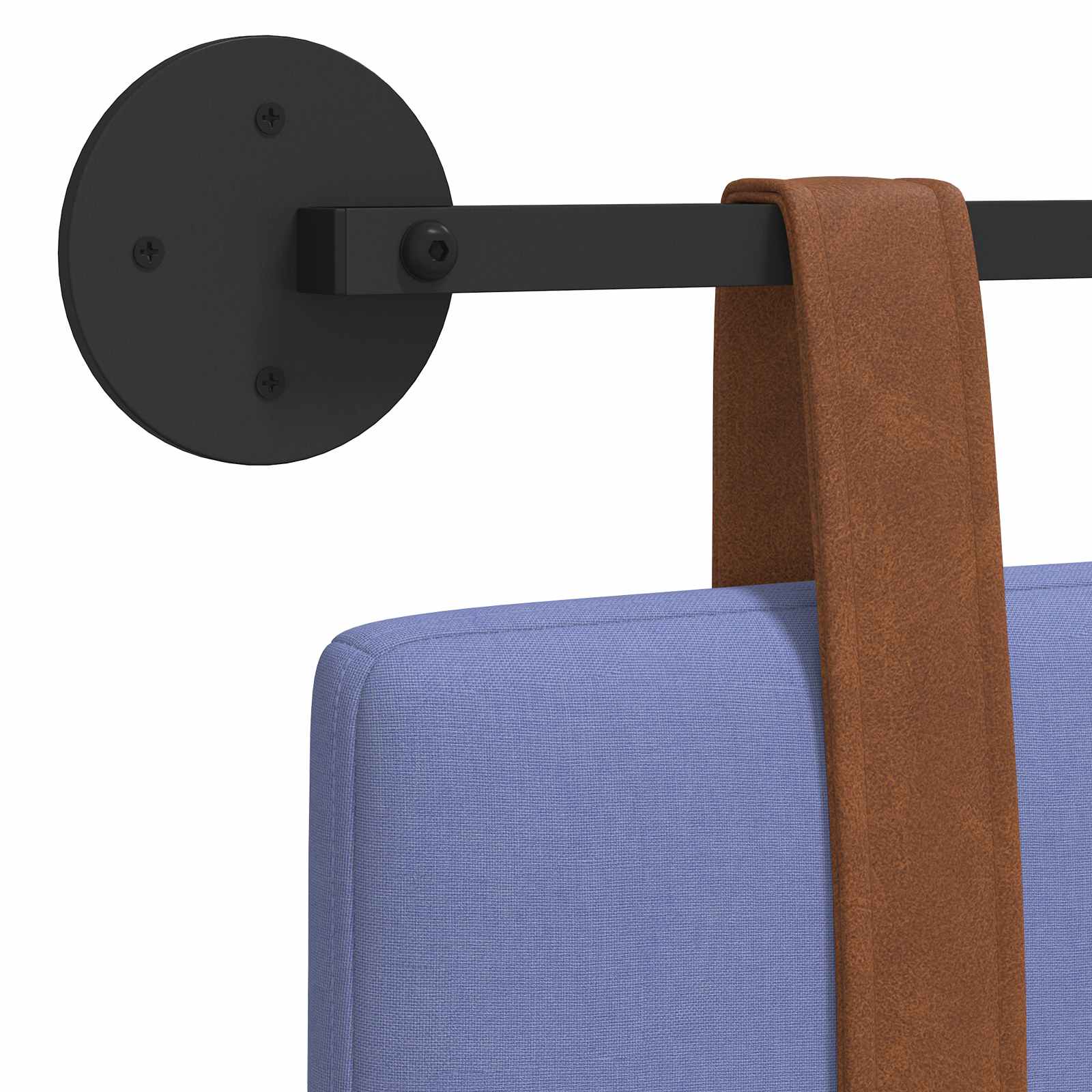 Κρεμαστό Κεφαλάρι Μπλε τζην 180 x 40 cm Επεξεργασμένο ξύλο - Pakobazaar