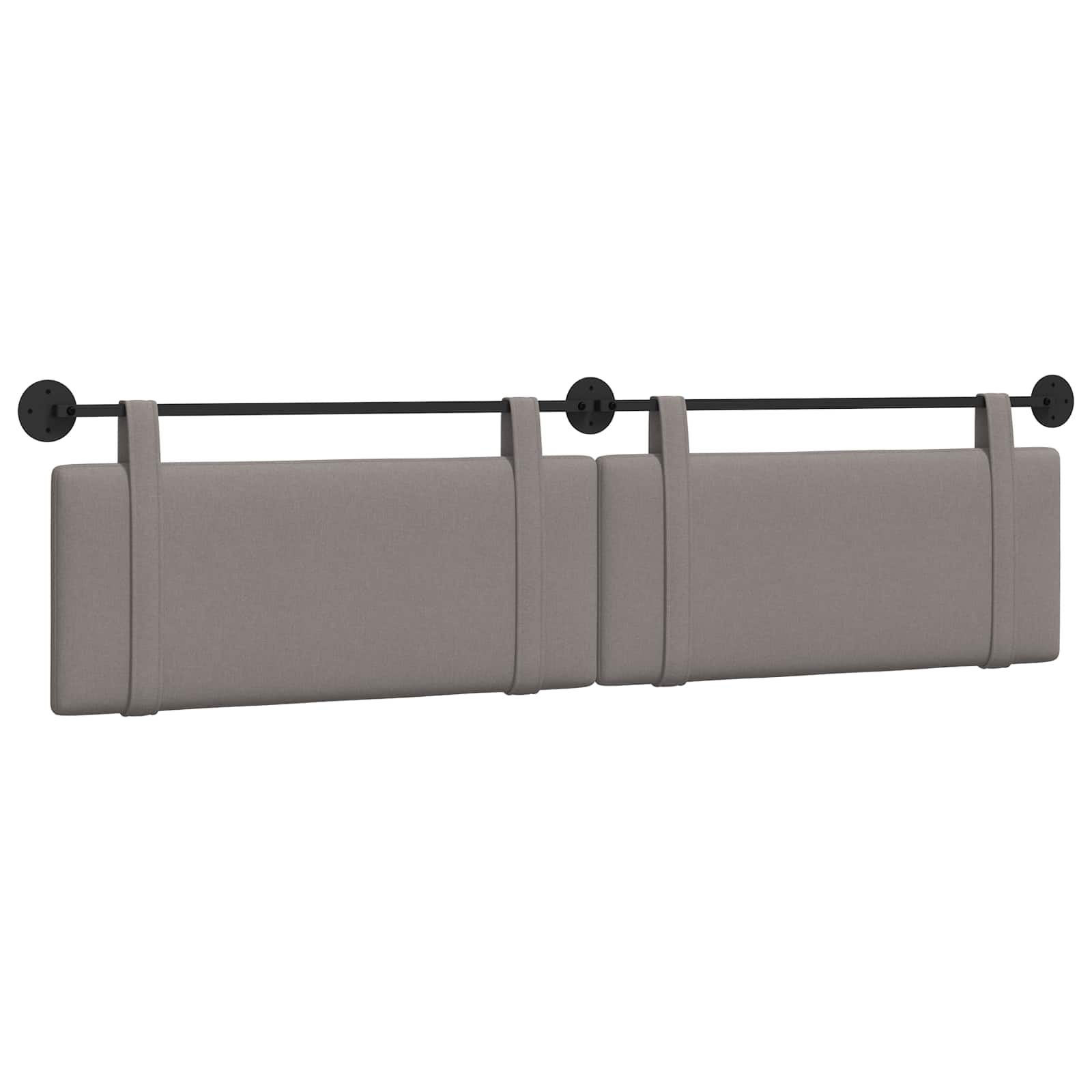 Κρεμαστό Κεφαλάρι Επιτοίχιο Taupe 210 x 55 x 5 εκ ύφασμα - Pakobazaar