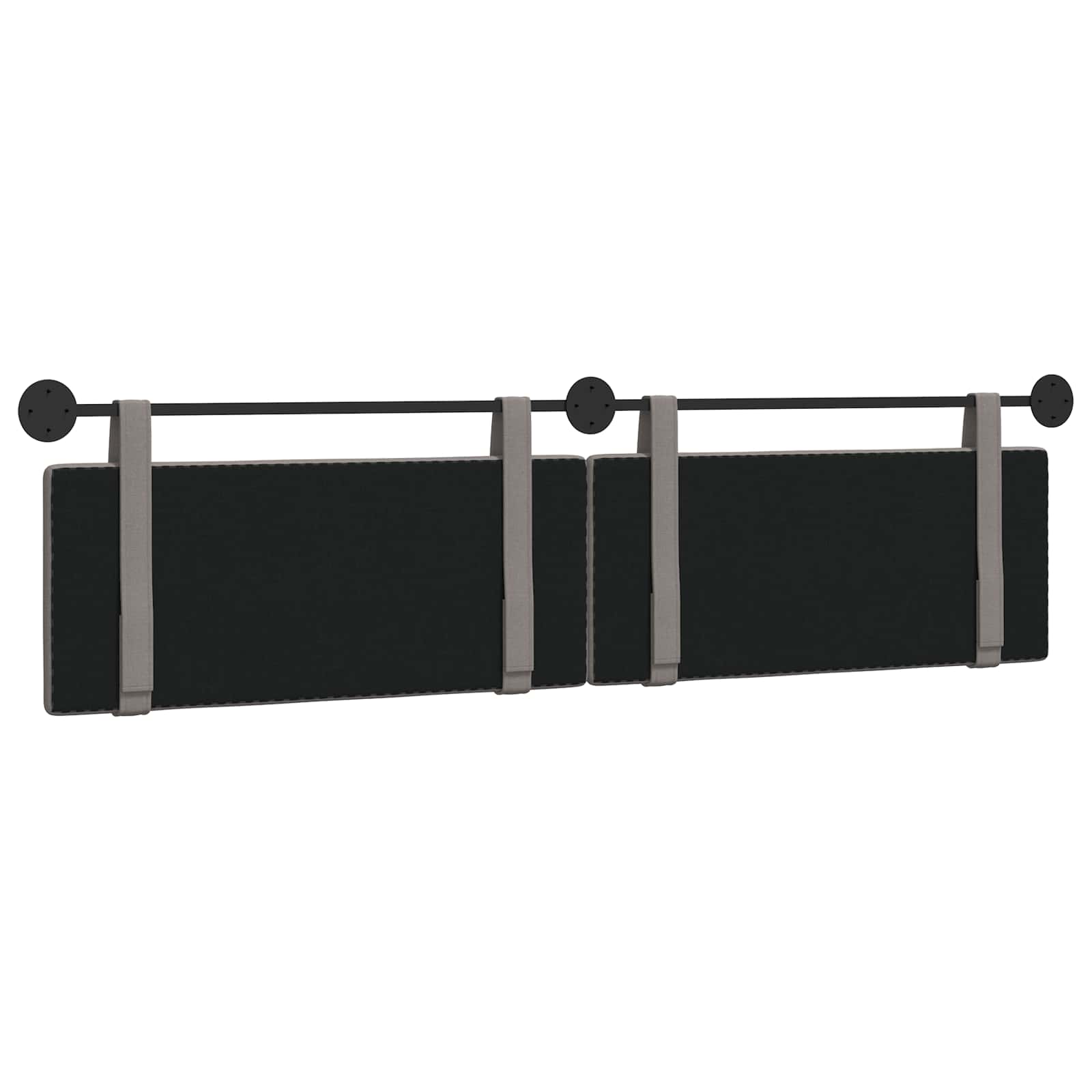 Κρεμαστό Κεφαλάρι Επιτοίχιο Taupe 210 x 55 x 5 εκ ύφασμα - Pakobazaar
