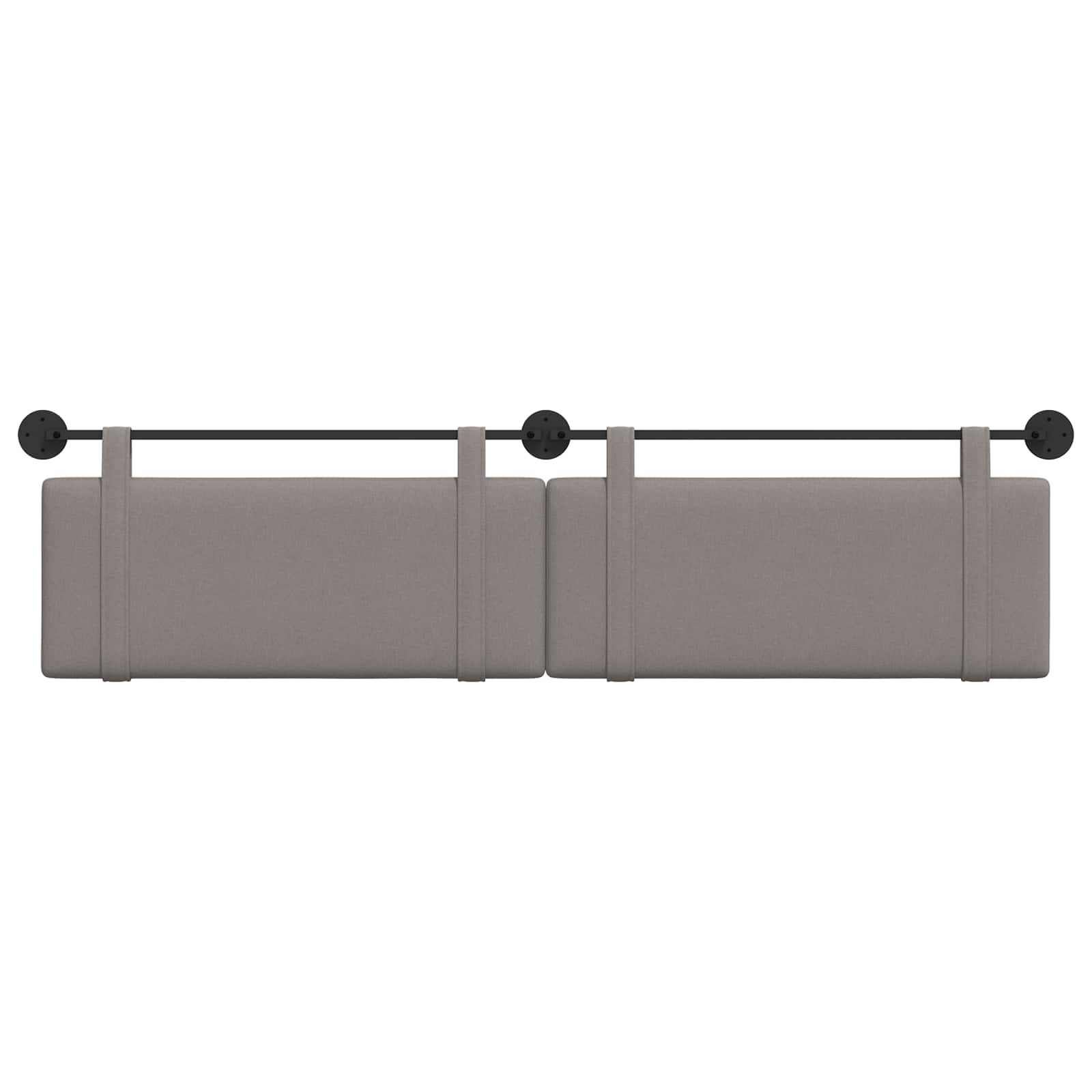 Κρεμαστό Κεφαλάρι Επιτοίχιο Taupe 210 x 55 x 5 εκ ύφασμα - Pakobazaar