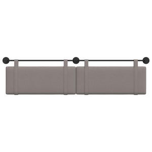 Κρεμαστό Κεφαλάρι Επιτοίχιο Taupe 210 x 55 x 5 εκ ύφασμα - Pakobazaar