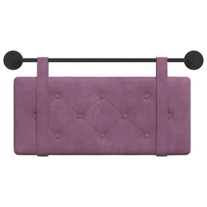 Κρεμαστό Κεφαλάρι Επιτοίχιο Μοβ 100 x 55 x 5 εκ Βελούδο - Pakobazaar