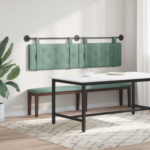 Κρεμαστό Κεφαλάρι Επιτοίχιο Θαλασσί 170 x 55 x 5 εκ Βελούδο - Pakobazaar