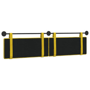 Κρεμαστό Κεφαλάρι Επιτοίχιο Κίτρινο 210 x 55 x 5 εκ Βελούδο - Pakobazaar