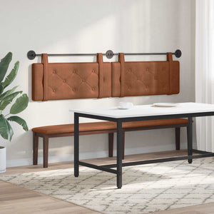 καφέ Επιτοίχιο 2 pcs Καφέ 200 x 5 x 40 εκ Πίνακας Σωματίων - Pakobazaar
