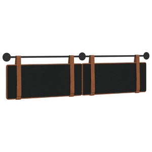 καφέ Επιτοίχιο 2 pcs Καφέ 200 x 5 x 40 εκ Πίνακας Σωματίων - Pakobazaar