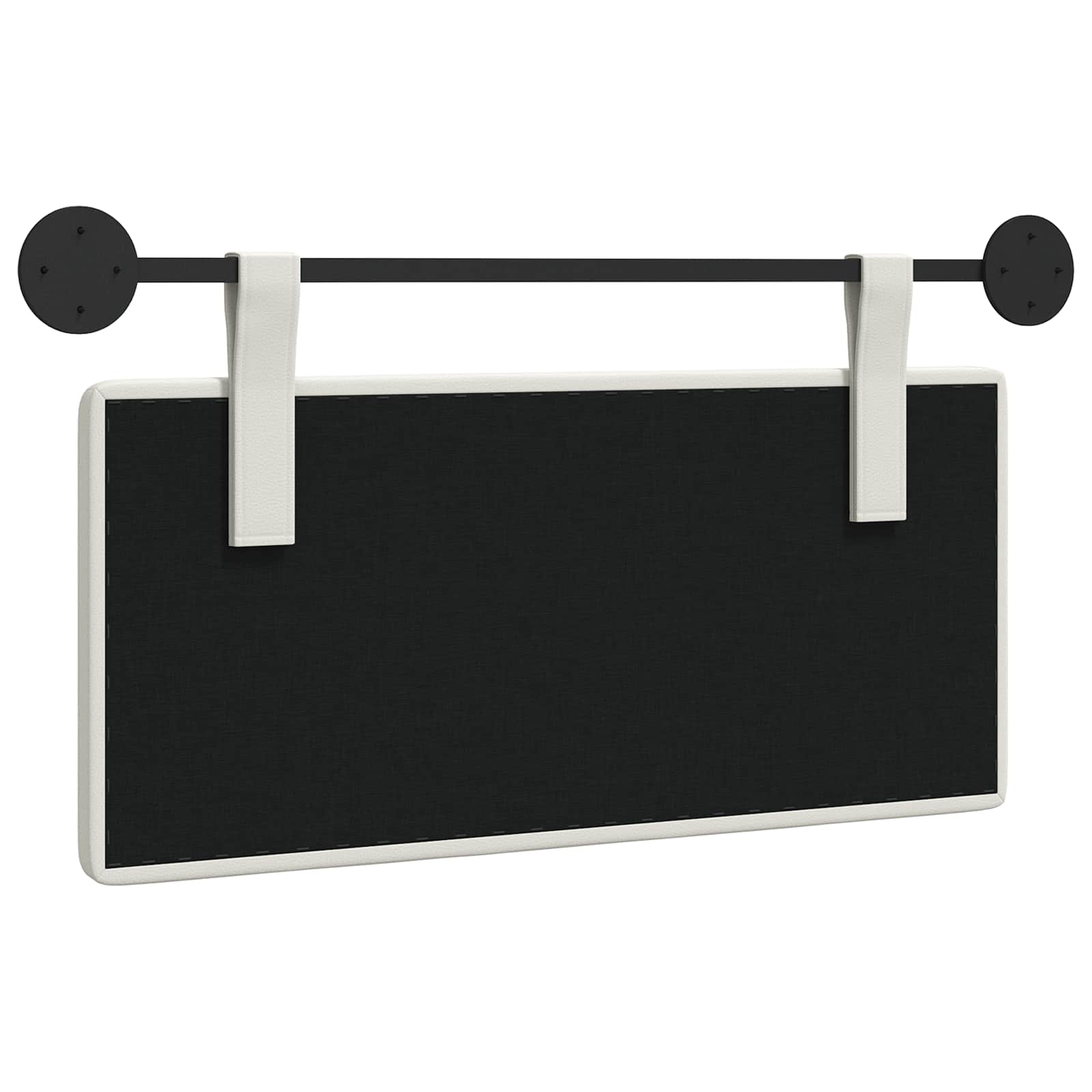 Κρεμαστό Κεφαλάρι Λευκός 100 x 55 x 5 εκ Τεχνητό Δέρμα - Pakobazaar