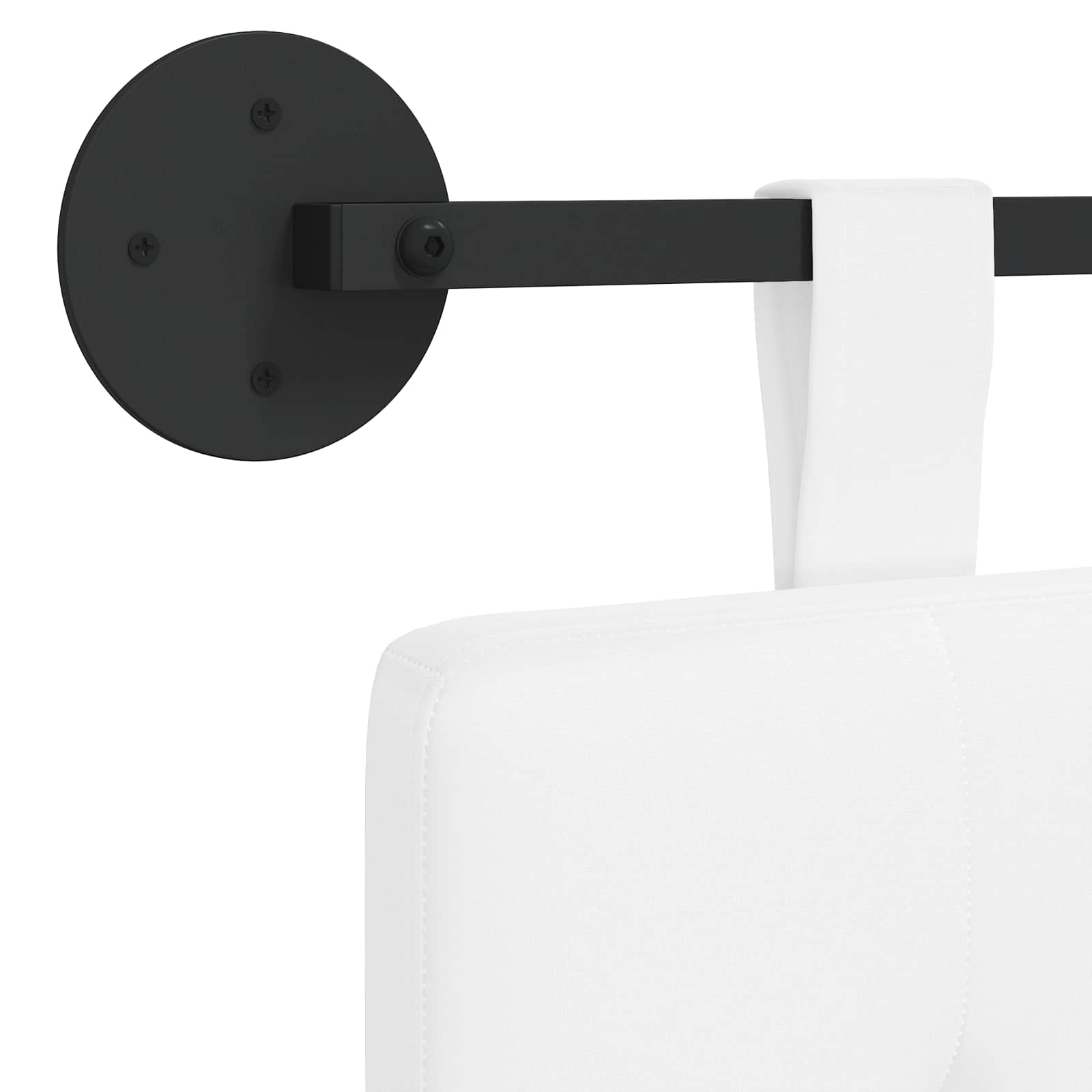 Κρεμαστό Κεφαλάρι Επιτοίχιο Λευκός 130 x 55 x 5 εκ - Pakobazaar