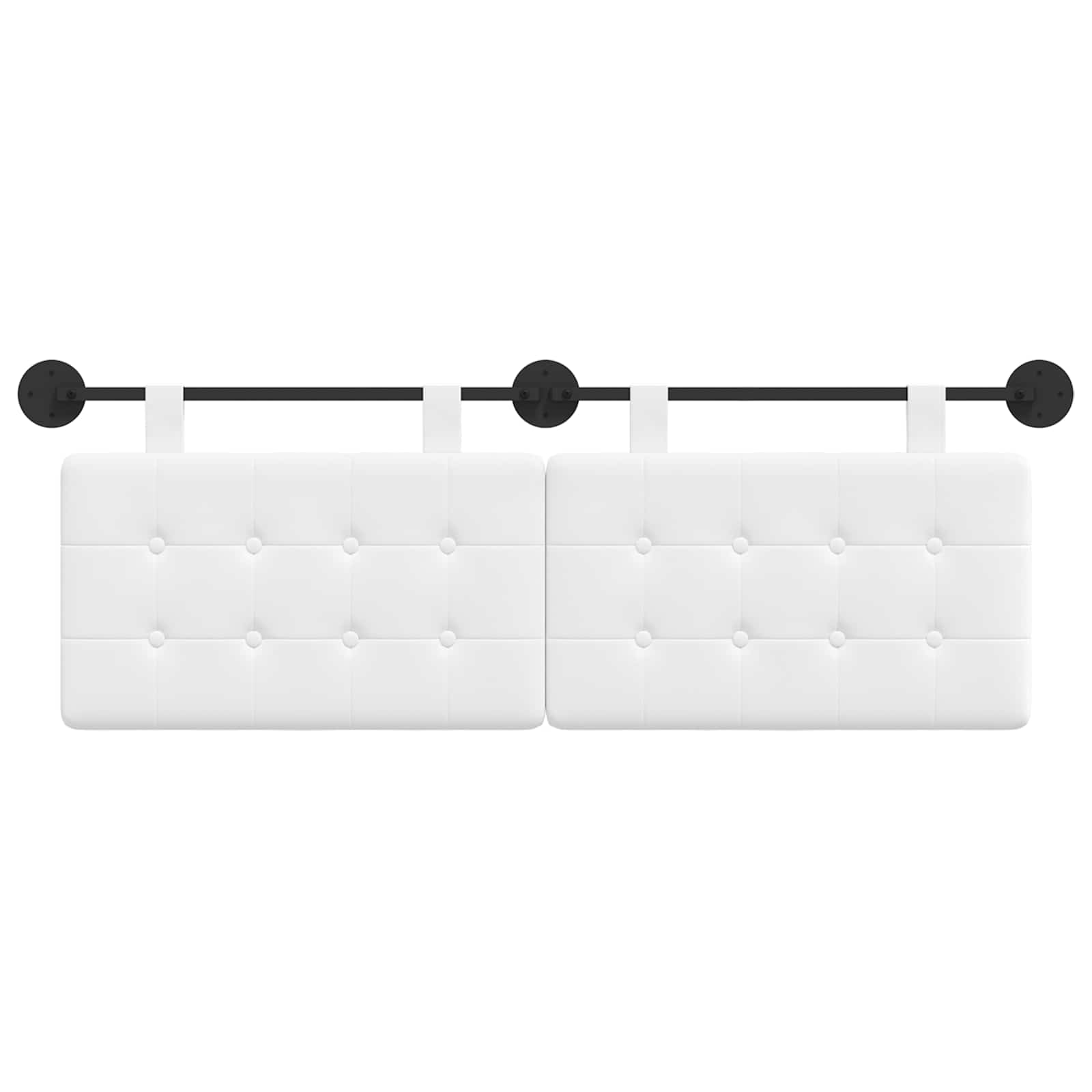 Κρεμαστό Κεφαλάρι Επιτοίχιο Λευκός 130 x 55 x 5 εκ - Pakobazaar