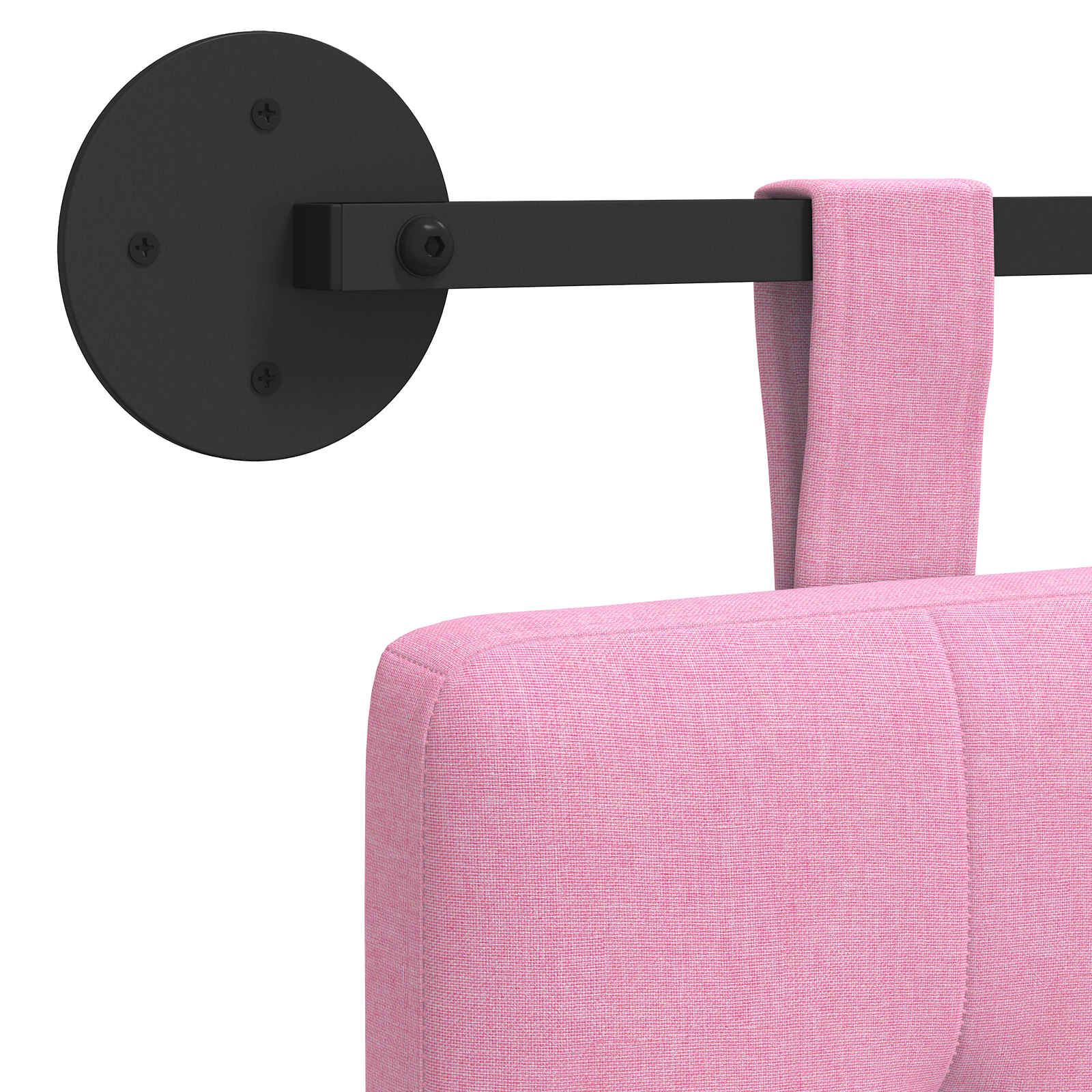 Κρεμαστό Κεφαλάρι Επιτοίχιο Ροζ 130 x 55 x 5 εκ - Pakobazaar