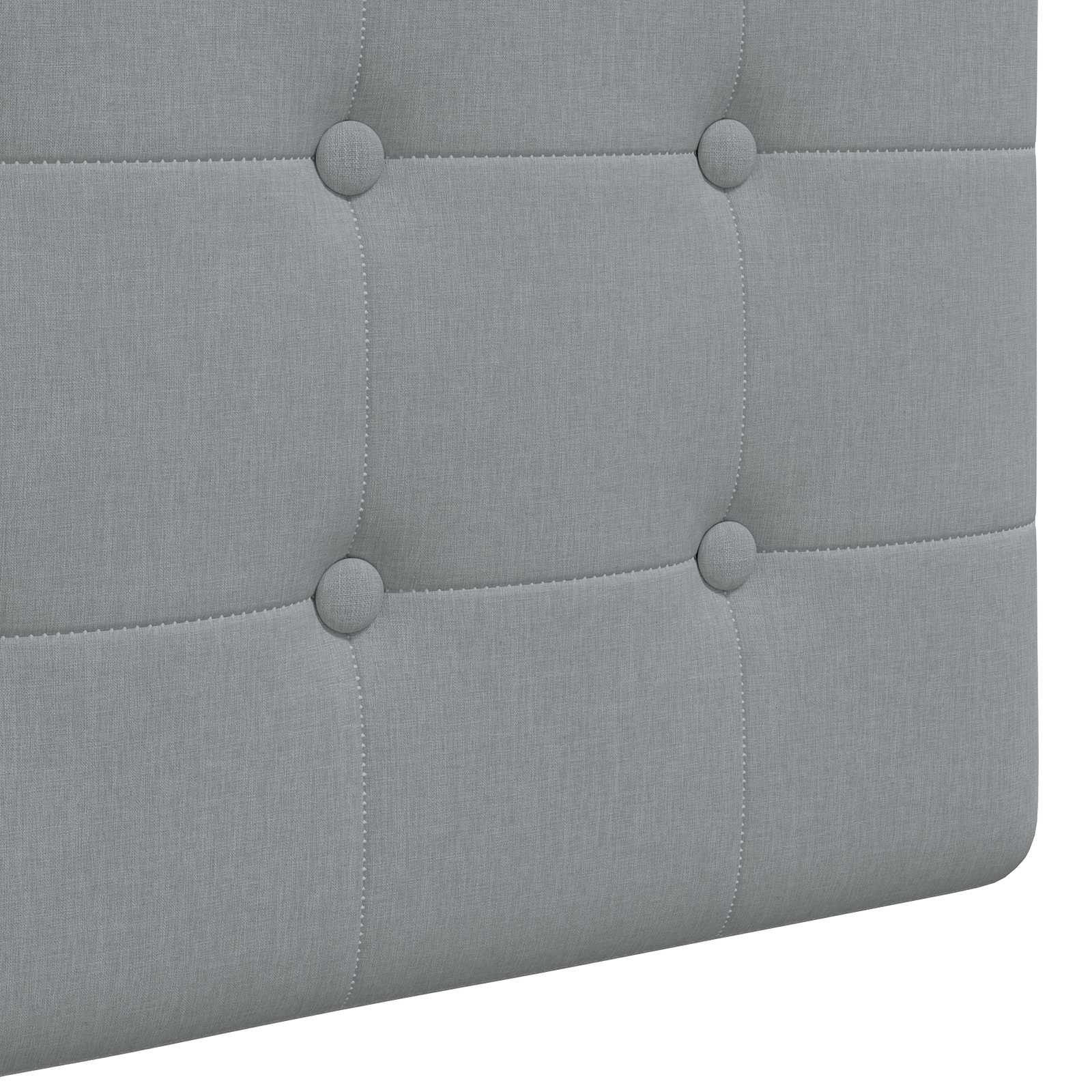 Κρεμαστό Κεφαλάρι Επιτοίχιο Ανοιχτό γκρι 150 x 55 x 5 εκ - Pakobazaar