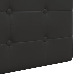 Κρεμαστό Κεφαλάρι Επιτοίχιο Μαύρο 170 x 55 x 5 εκ Τεχνητό Δέρμα - Pakobazaar