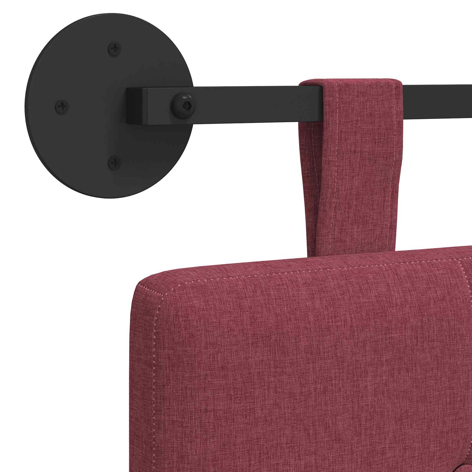 Κρεμαστό Κεφαλάρι Επιτοίχιο Κόκκινο 210 x 55 x 5 εκ - Pakobazaar