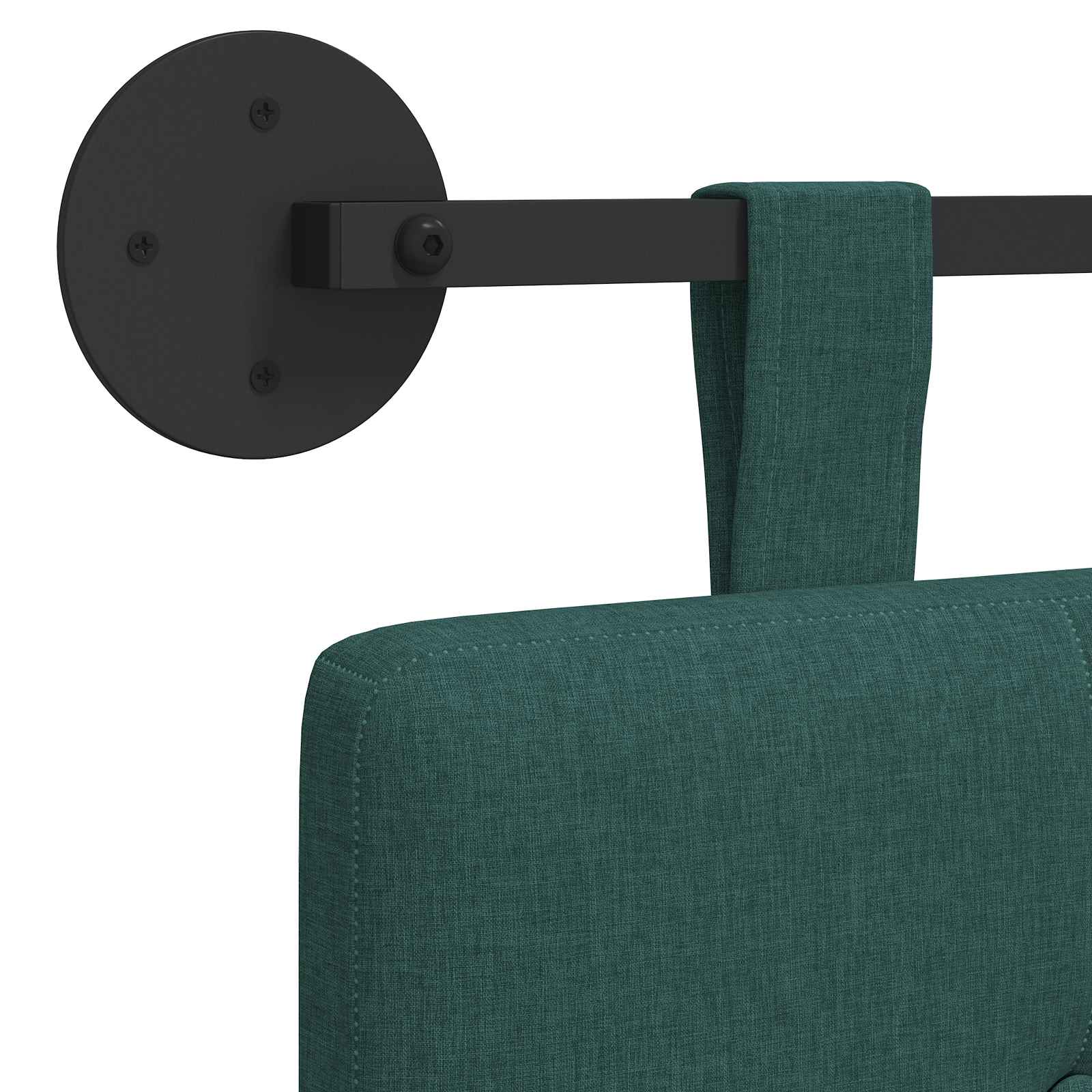 Κρεμαστό Κεφαλάρι Επιτοίχιο Σκούρο Πράσινο 210 x 55 x 5 εκ - Pakobazaar