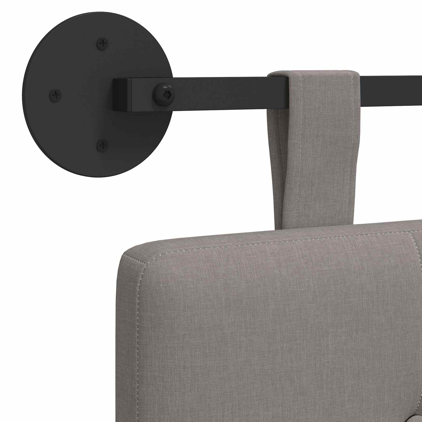 Κρεμαστό Κεφαλάρι Επιτοίχιο Taupe 210 x 55 x 5 εκ - Pakobazaar