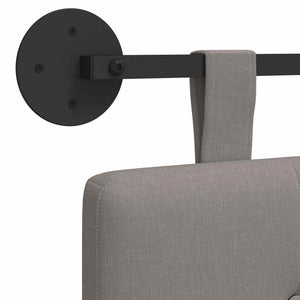 Κρεμαστό Κεφαλάρι Επιτοίχιο Taupe 210 x 55 x 5 εκ - Pakobazaar