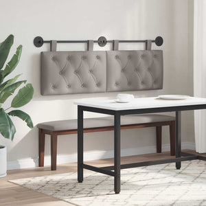 Κρεμαστό Κεφαλάρι Επιτοίχιο Taupe 130 x 55 x 7 εκ ύφασμα - Pakobazaar