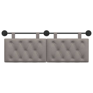 Κρεμαστό Κεφαλάρι Επιτοίχιο Taupe 130 x 55 x 7 εκ ύφασμα - Pakobazaar