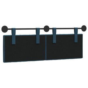 Κρεμαστό Κεφαλάρι Επιτοίχιο Μπλε 130 x 55 x 7 εκ Βελούδο - Pakobazaar