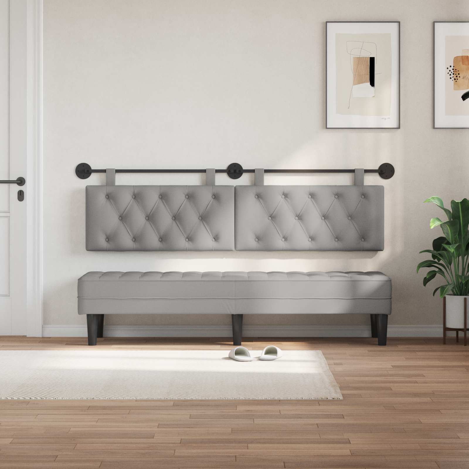 Κρεμαστό Κεφαλάρι Σκίουρος Γκρί 170 x 55 x 7 εκ ύφασμα - Pakobazaar