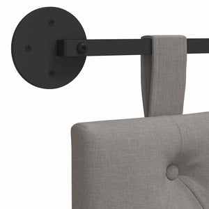 Κρεμαστό Κεφαλάρι Επιτοίχιο Taupe 170 x 55 x 7 εκ ύφασμα - Pakobazaar