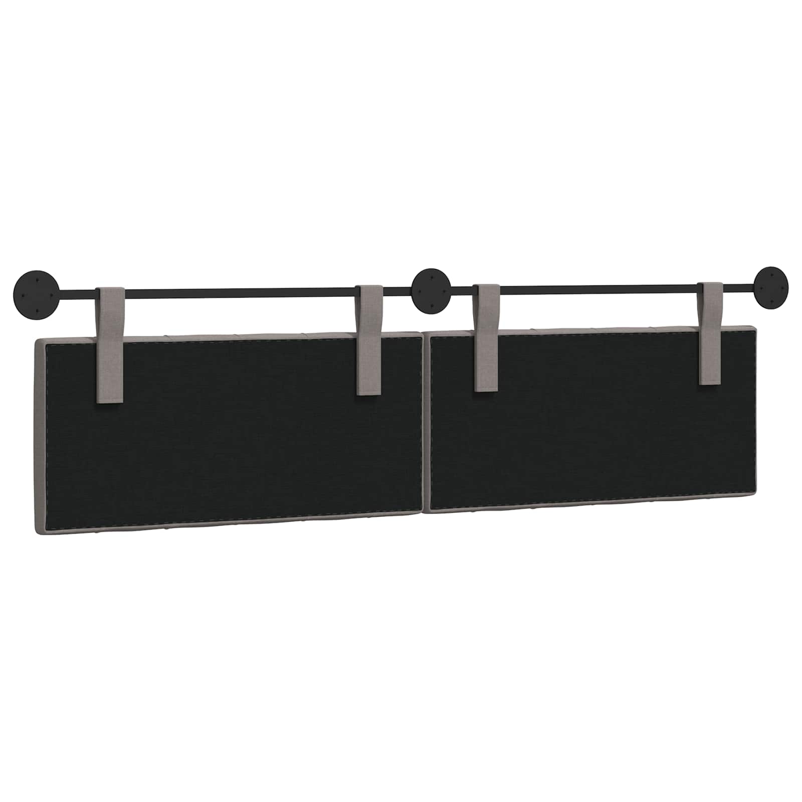 Κρεμαστό Κεφαλάρι Επιτοίχιο Taupe 170 x 55 x 7 εκ ύφασμα - Pakobazaar