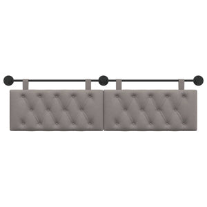 Κρεμαστό Κεφαλάρι Επιτοίχιο Taupe 170 x 55 x 7 εκ ύφασμα - Pakobazaar