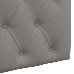 Κρεμαστό Κεφαλάρι Επιτοίχιο Taupe 190 x 55 x 7 εκ ύφασμα - Pakobazaar