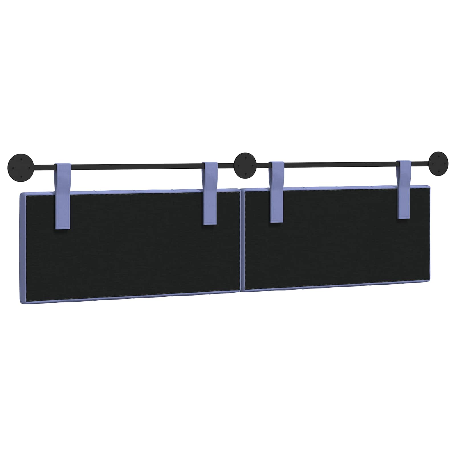 Κρεμαστό Κεφαλάρι Επιτοίχιο Μπλε τζην 190 x 55 x 7 εκ ύφασμα - Pakobazaar