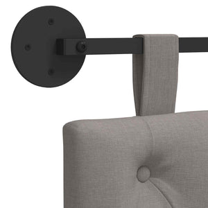 Κρεμαστό Κεφαλάρι Επιτοίχιο Taupe 210 x 55 x 7 εκ ύφασμα - Pakobazaar