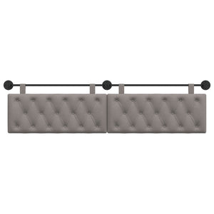 Κρεμαστό Κεφαλάρι Επιτοίχιο Taupe 210 x 55 x 7 εκ ύφασμα - Pakobazaar