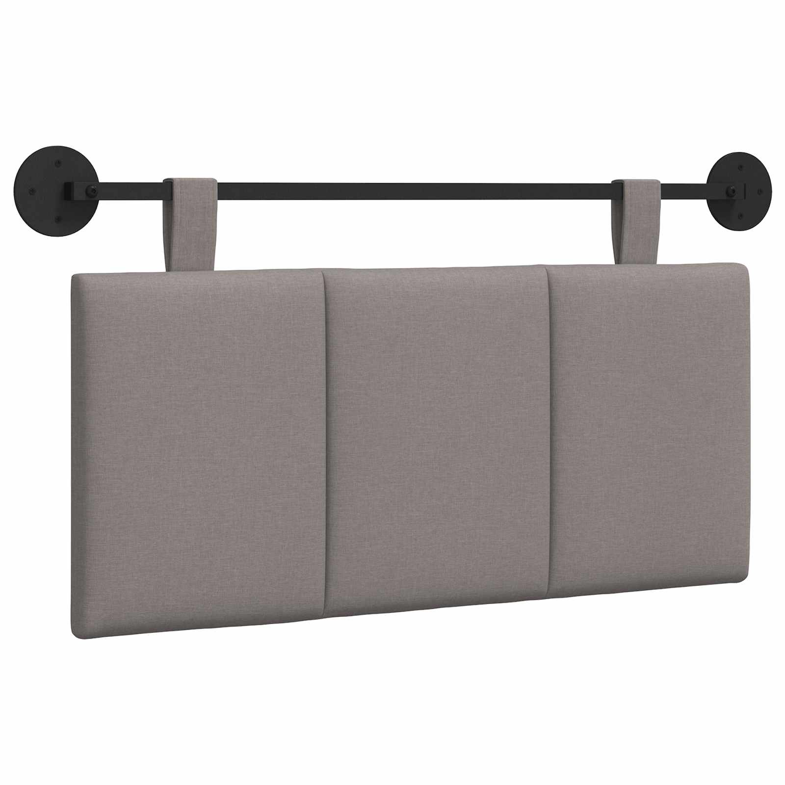 Κρεμαστό Κεφαλάρι Επιτοίχιο Taupe 90 x 55 x 5 εκ ύφασμα - Pakobazaar