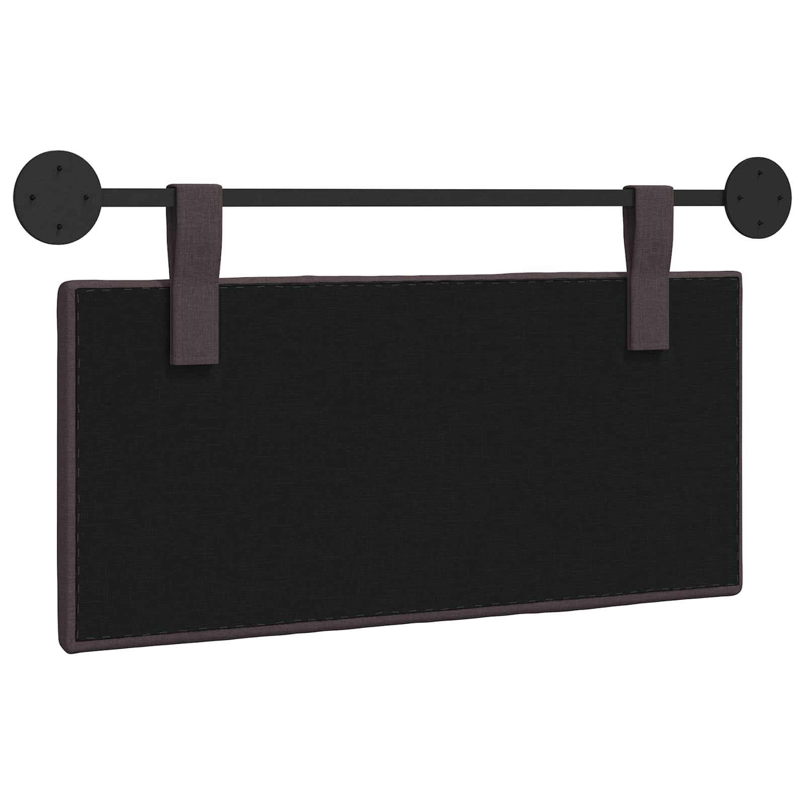 Κρεμαστό Κεφαλάρι Επιτοίχιο Σκούρο Καφέ 100 x 55 x 5 εκ ύφασμα - Pakobazaar